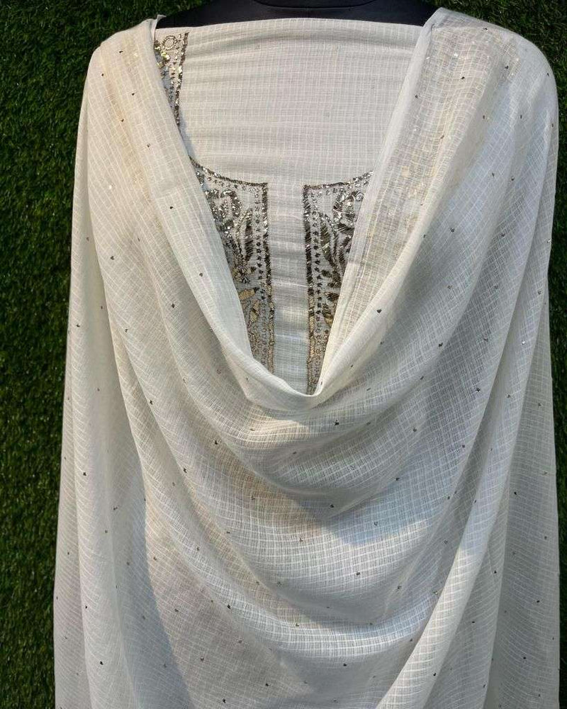 Kota Cotton Kurta and Dupatta Set