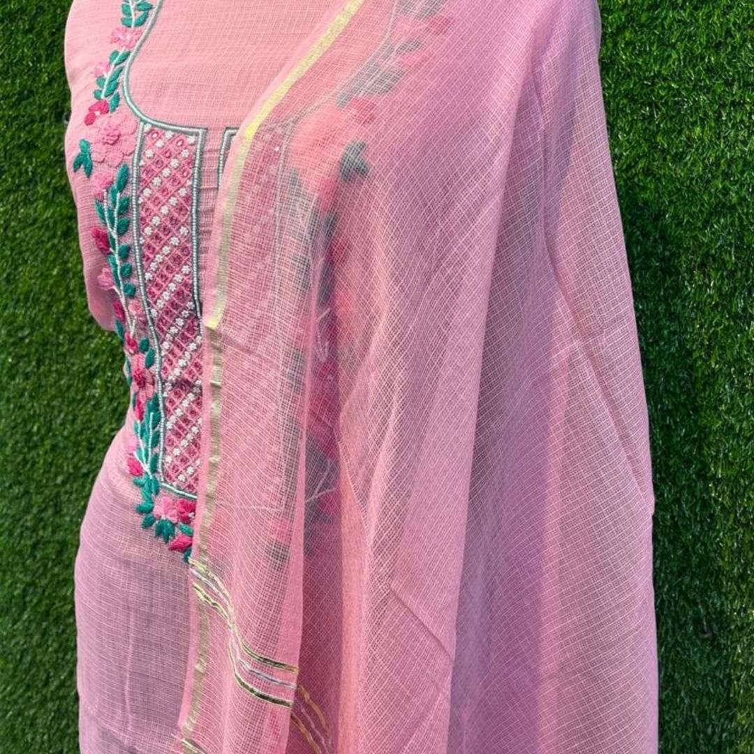 Kota Cotton Suit Fabric avadhchikan.in