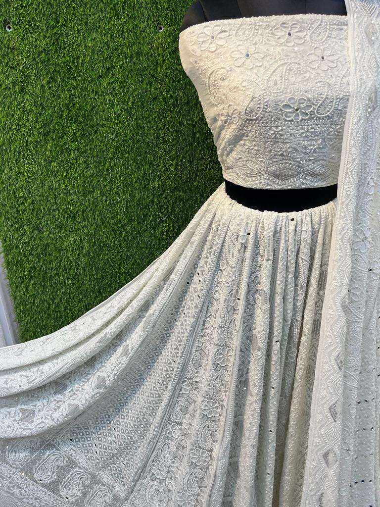 Pure Georgette Lehenga