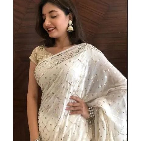 Pure Georgette Saree