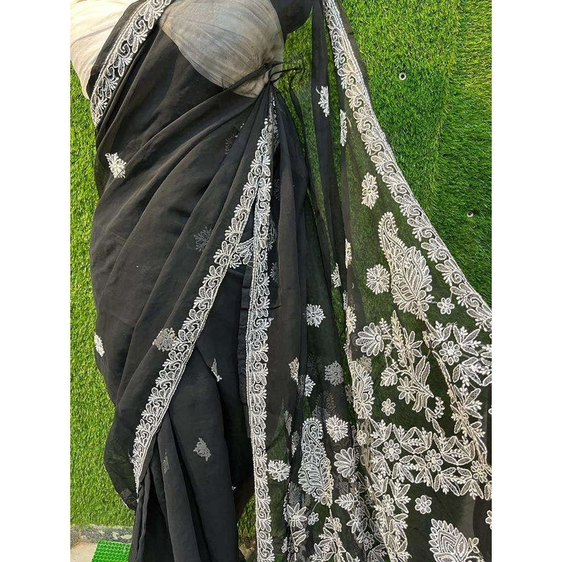 Semi Georgette Saree